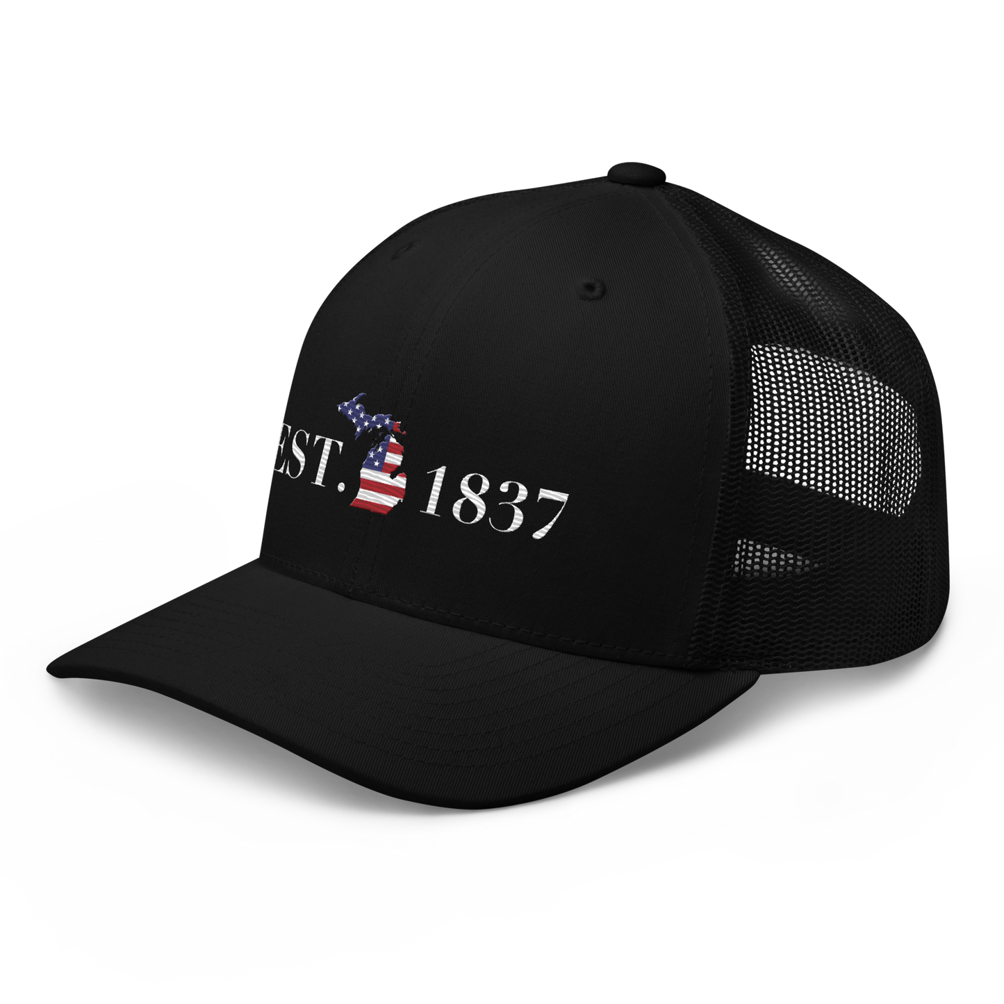 Michigan 'EST. 1837' Trucker Hat (Patriot Edition)