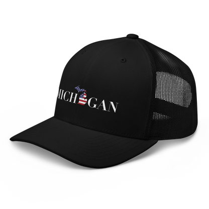 'Michigan' Trucker Hat (Didone Patriot Edition)