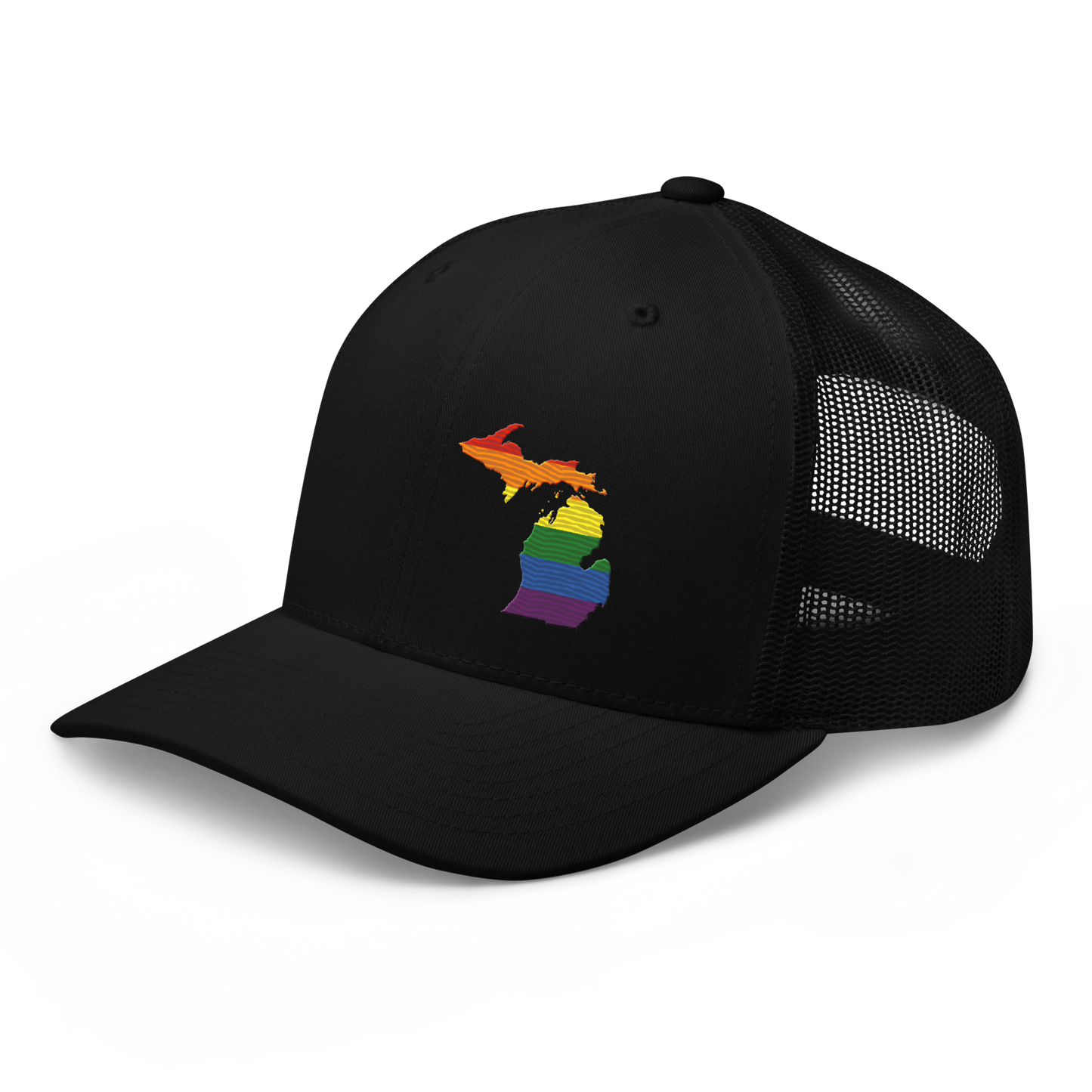 Michigan Trucker Hat (Rainbow Pride Edition)