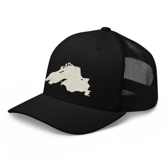 Lake Superior Trucker Hat | Ivory White