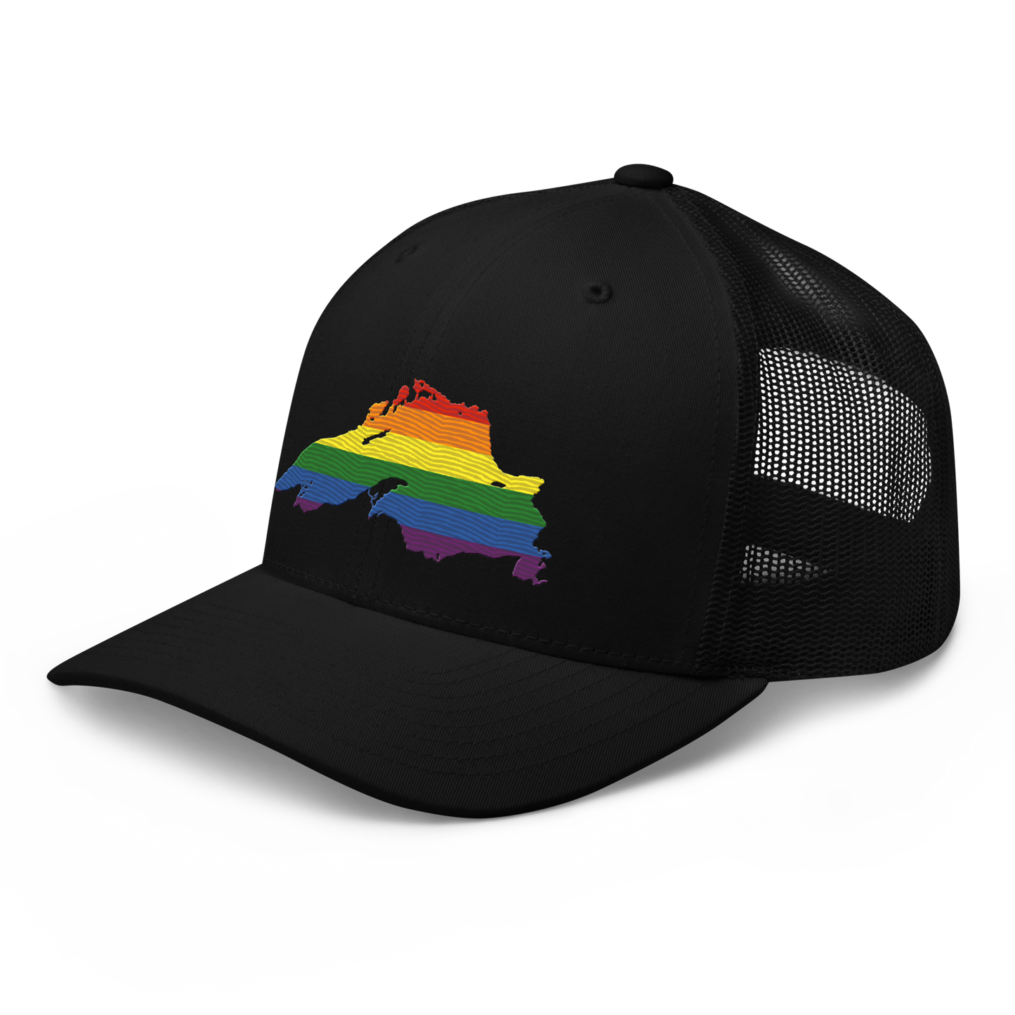 Lake Superior Trucker Hat | Rainbow Pride Edition