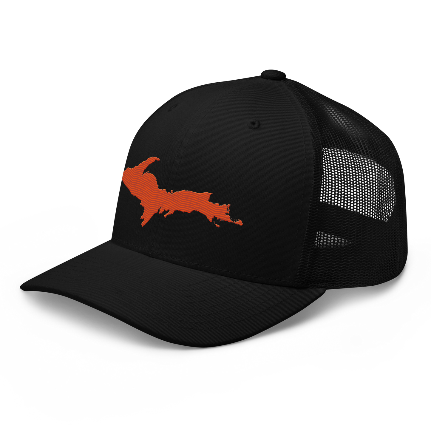 Upper Peninsula Trucker Hat | Maple Leaf Orange