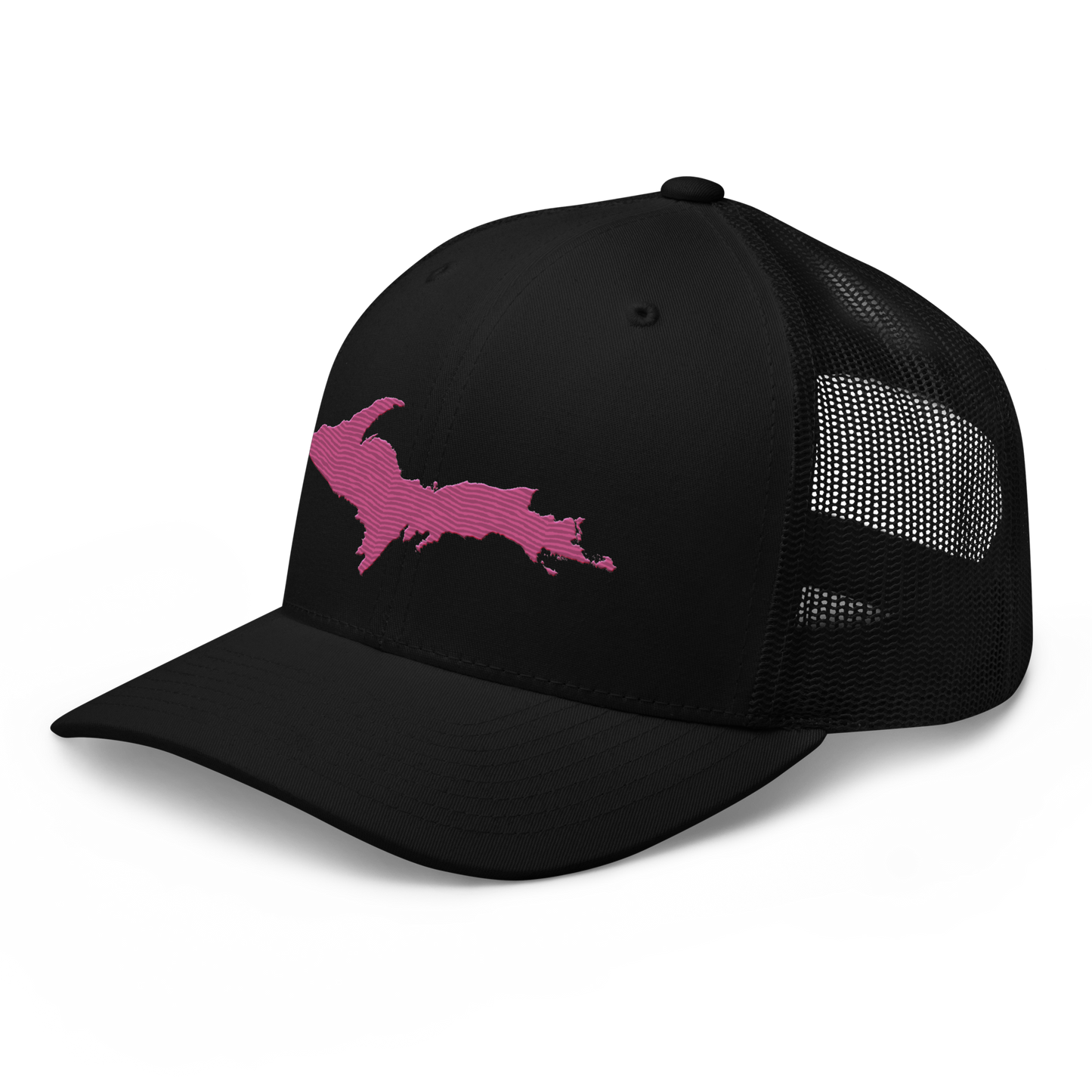 Upper Peninsula Trucker Hat | Apple Blossom Pink