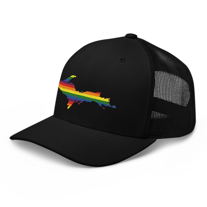 Upper Peninsula Trucker Hat | Rainbow Pride Edition