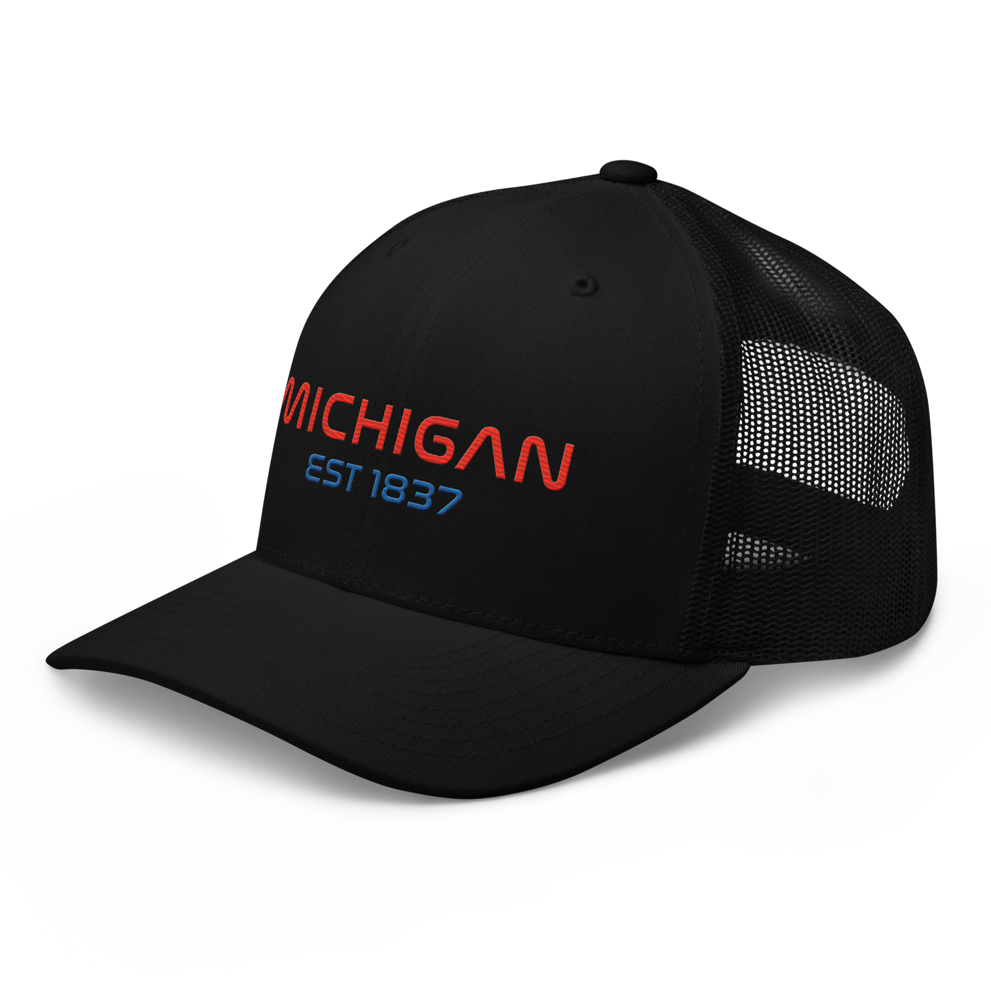 'Michigan EST 1837' Trucker Hat | Space Agency Parody