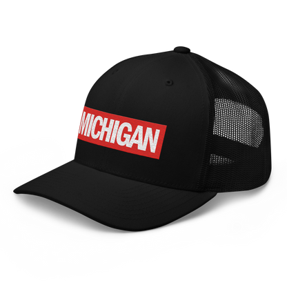 'Michigan' Trucker Hat | Superhero Factory Parody