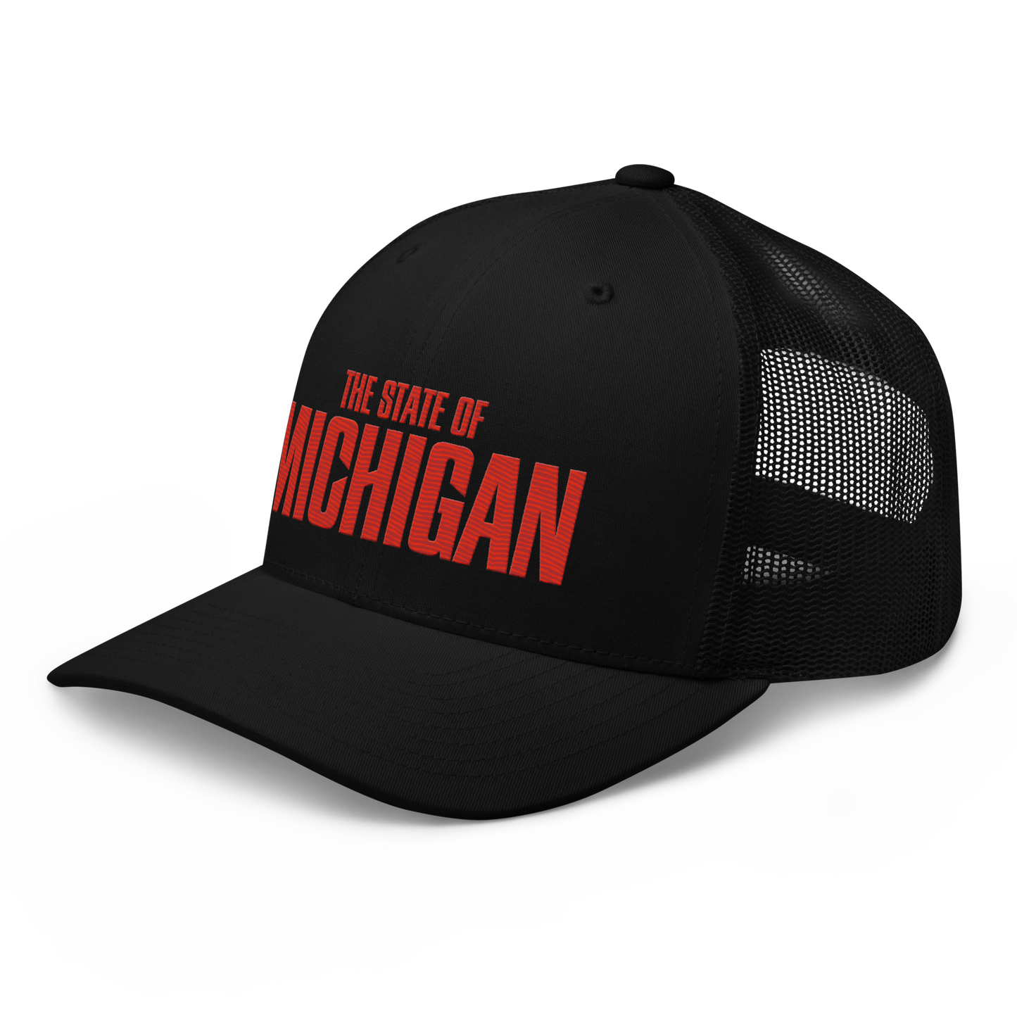 'The State of Michigan' Trucker Hat | Flying Superhero Parody