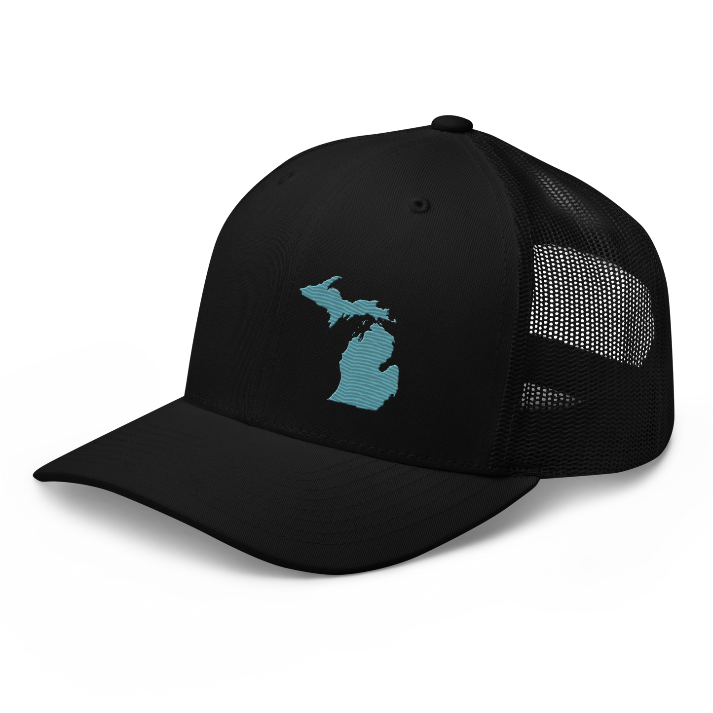 Michigan Trucker Hat | Huron Blue Outline