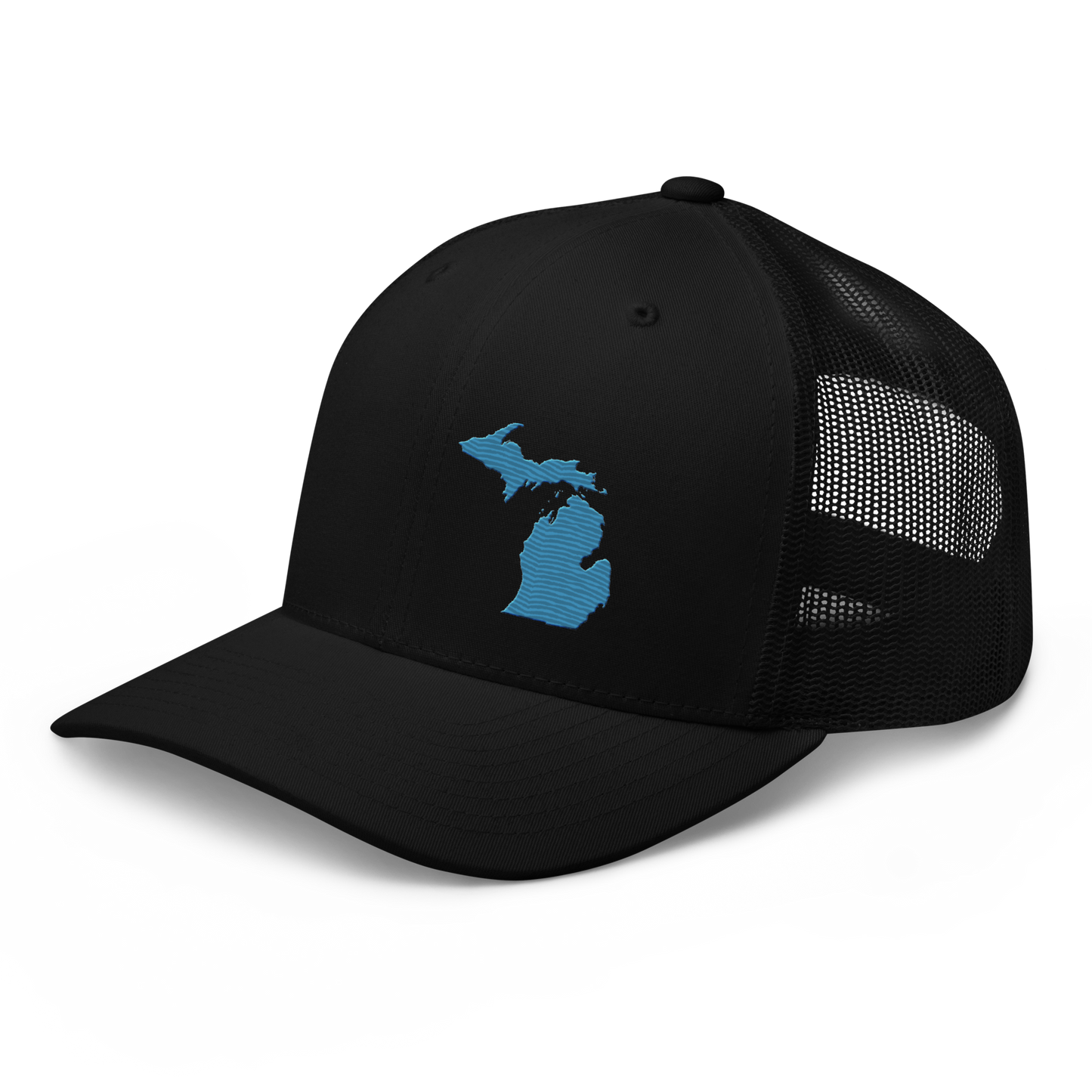 Michigan Trucker Hat | Traverse Blue Outline