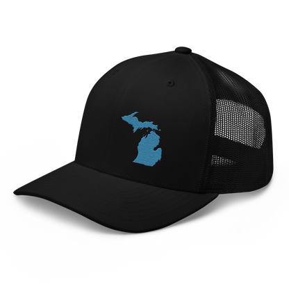 Michigan Trucker Hat | Traverse Blue Outline