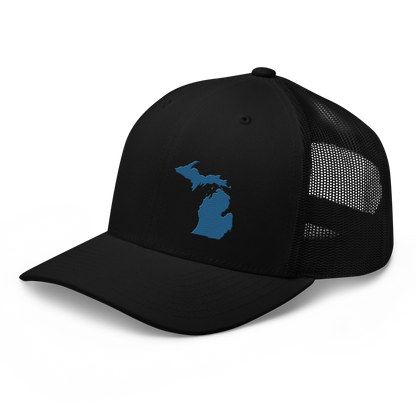 Michigan Trucker Hat | Blueberry Outline