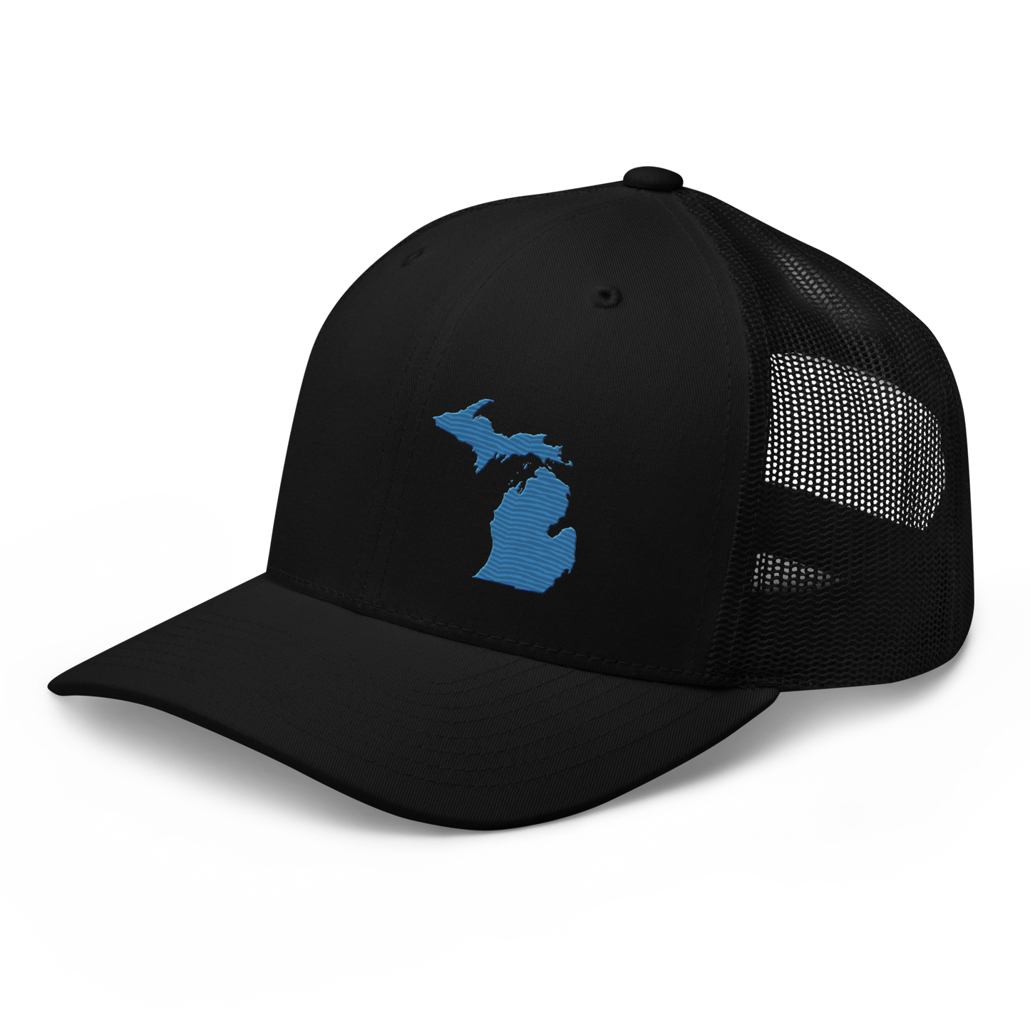 Michigan Trucker Hat | Superior Blue Outline