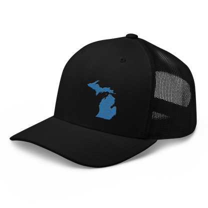 Michigan Trucker Hat | Superior Blue Outline