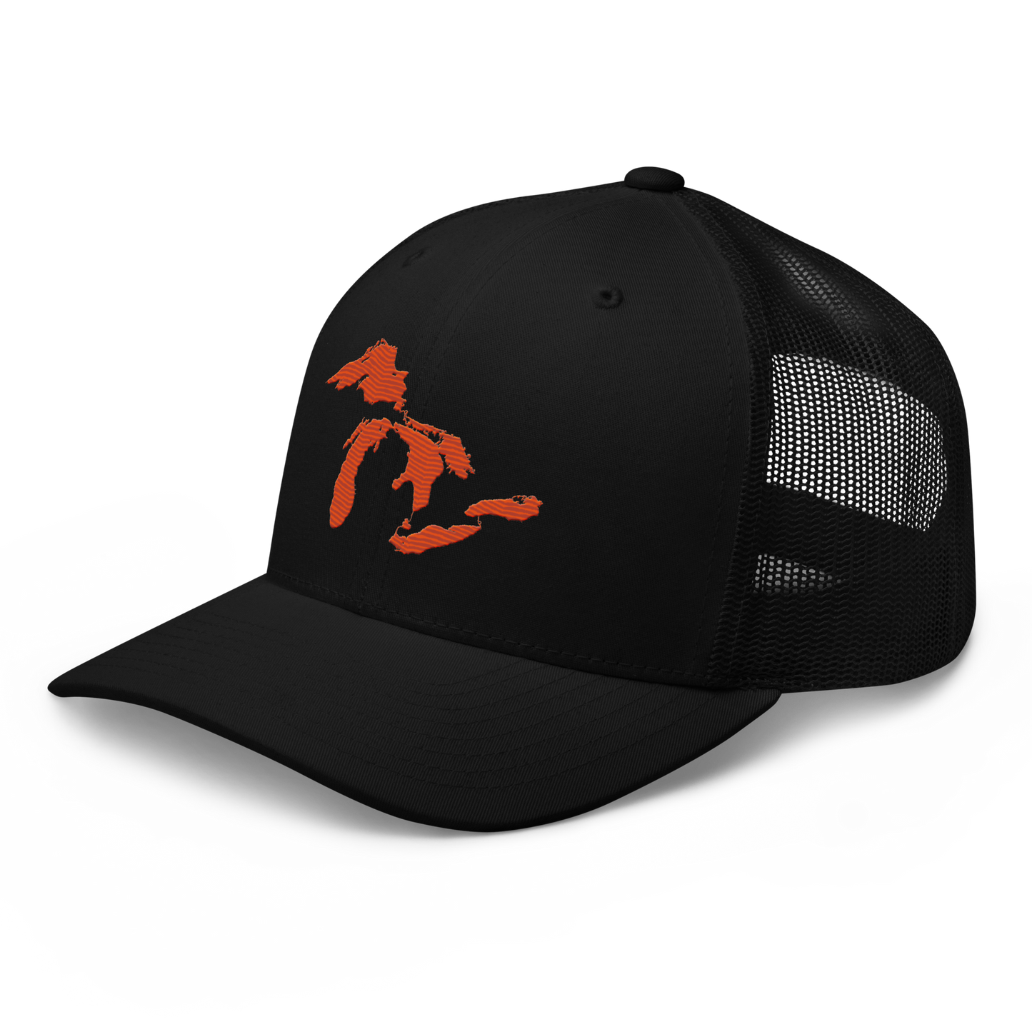 Great Lakes Trucker Hat | Maple Leaf Orange