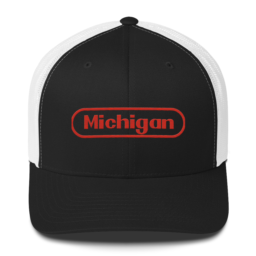 'Michigan' Trucker Hat | Video Game Parody