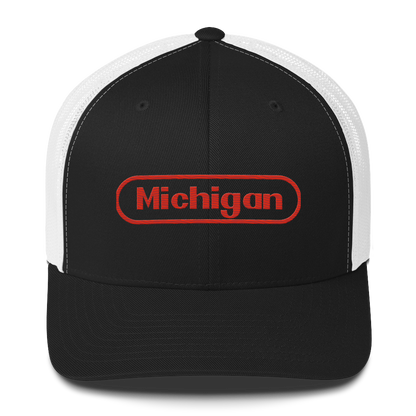 'Michigan' Trucker Hat | Video Game Parody