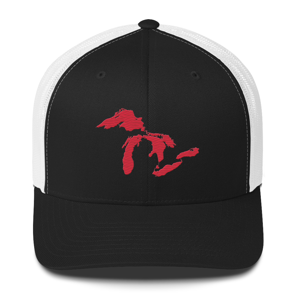 Great Lakes Trucker Hat | Lighthouse Red