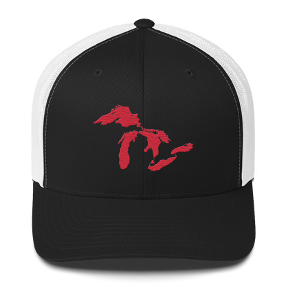 Great Lakes Trucker Hat | Lighthouse Red