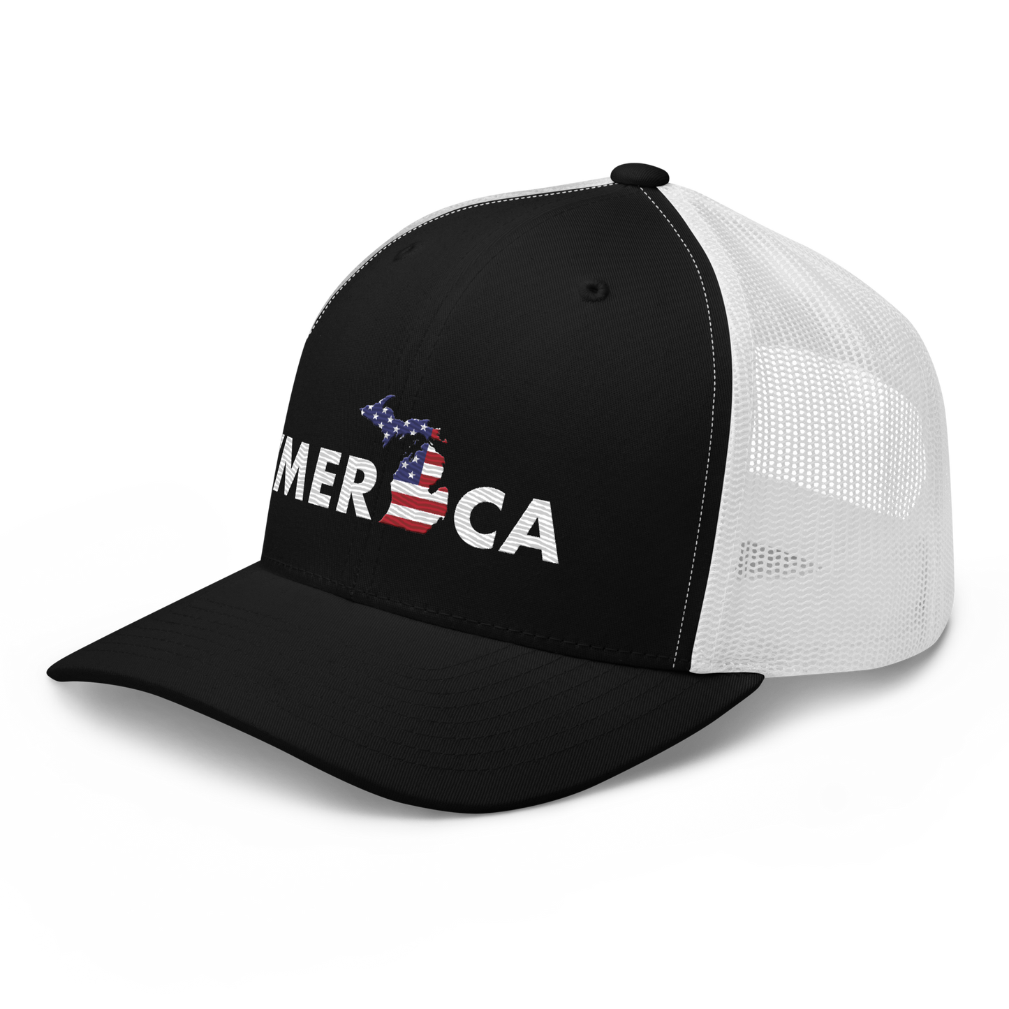 Michigan 'Merica' Trucker Hat (Patriot Edition)