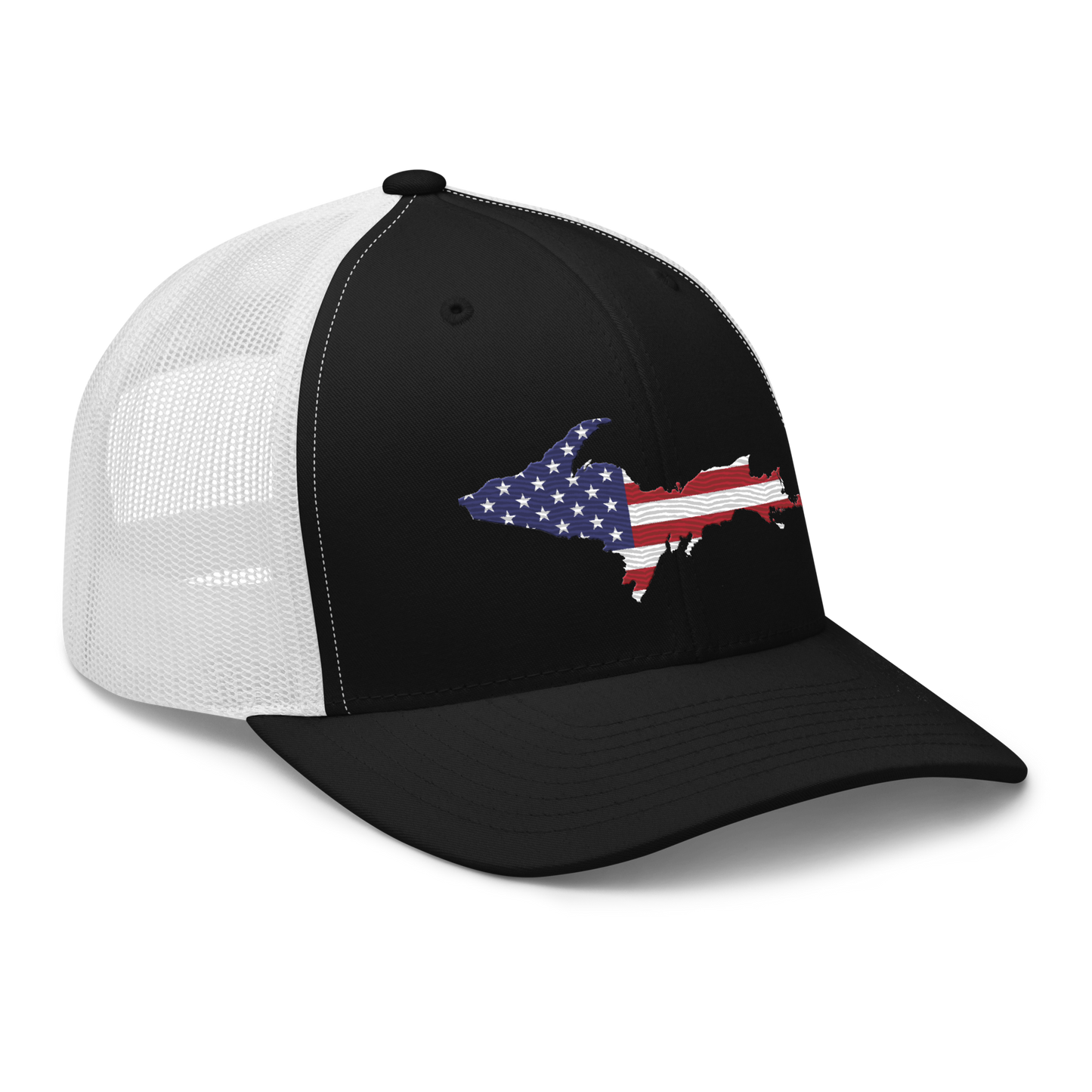 Michigan Upper Peninsula Trucker Hat (Patriot Edition)