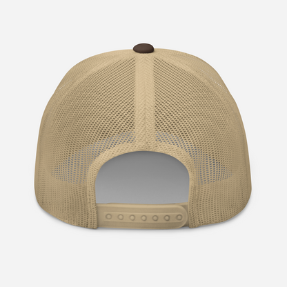 Michigan 'Native' Trucker Hat (Licence Plate Font) | Gold Embroidery