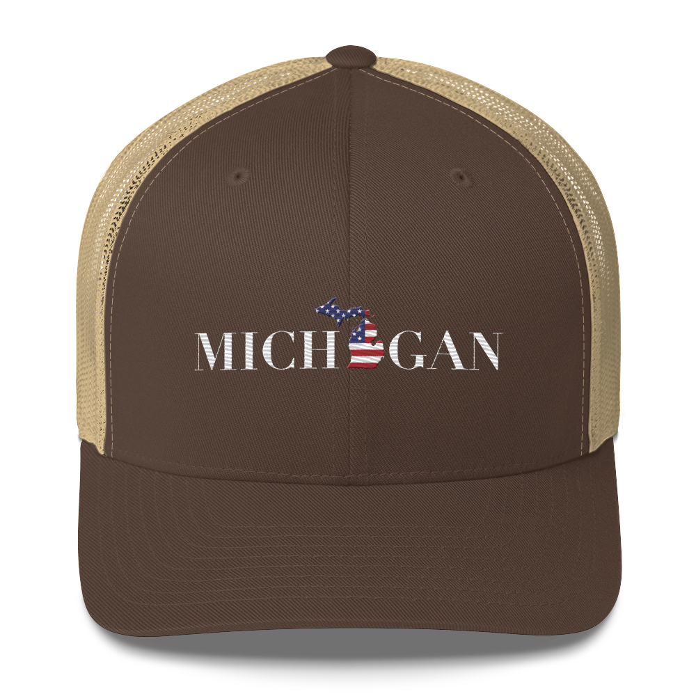 'Michigan' Trucker Hat (Didone Patriot Edition)