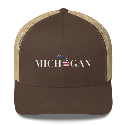 'Michigan' Trucker Hat (Didone Patriot Edition)