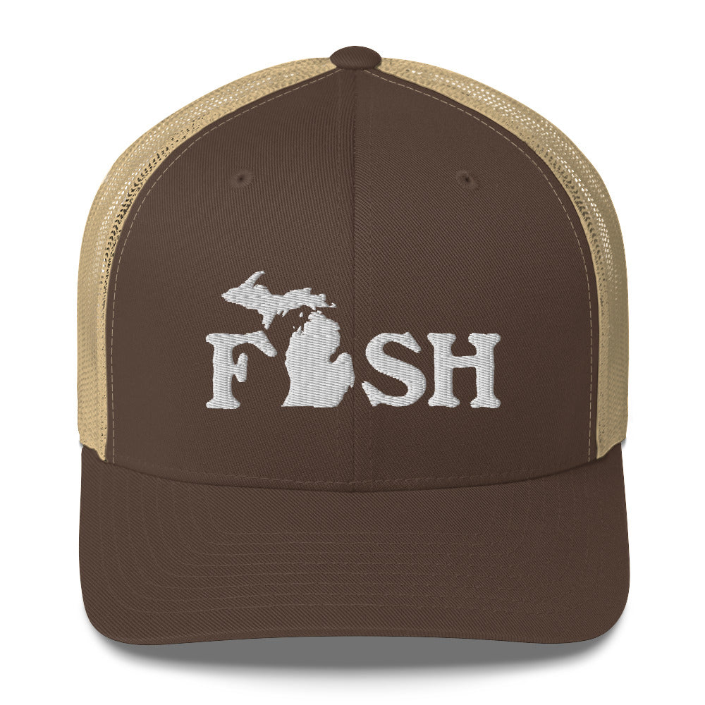 Michigan 'Fish' Trucker Hat