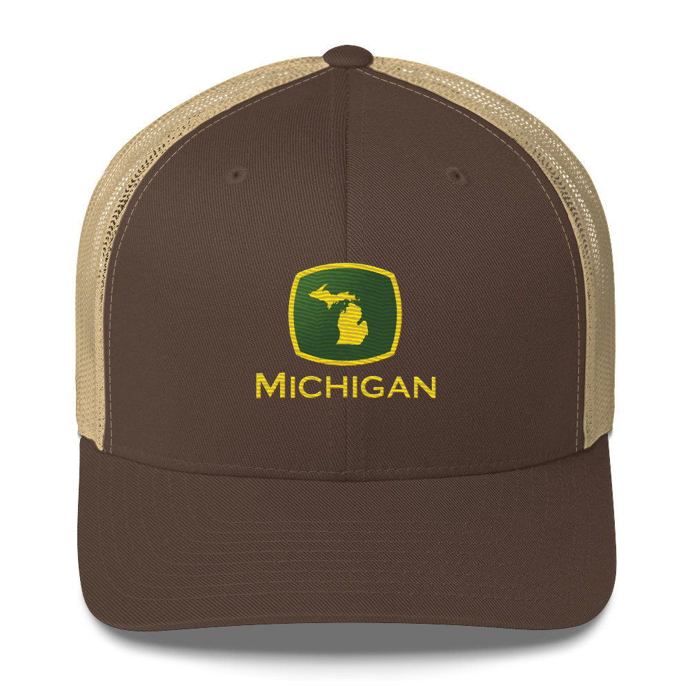 'Michigan' Trucker Hat (Tractor Parody)