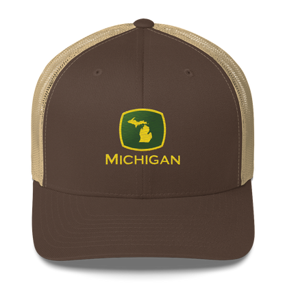 'Michigan' Trucker Hat (Tractor Parody)