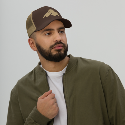 Lake Superior Trucker Hat | Khaki