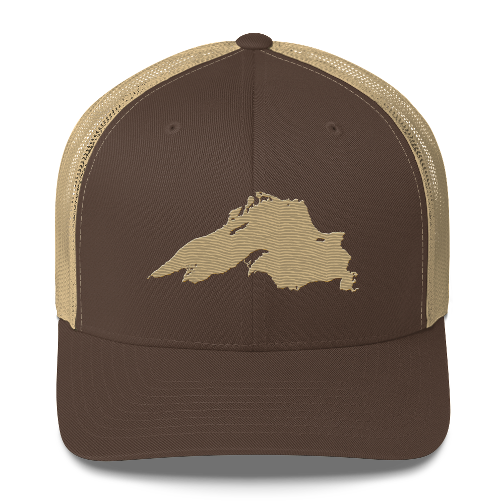 Lake Superior Trucker Hat | Khaki