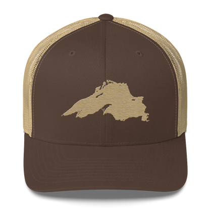 Lake Superior Trucker Hat | Khaki