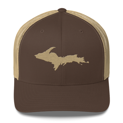 Upper Peninsula Trucker Hat | Khaki