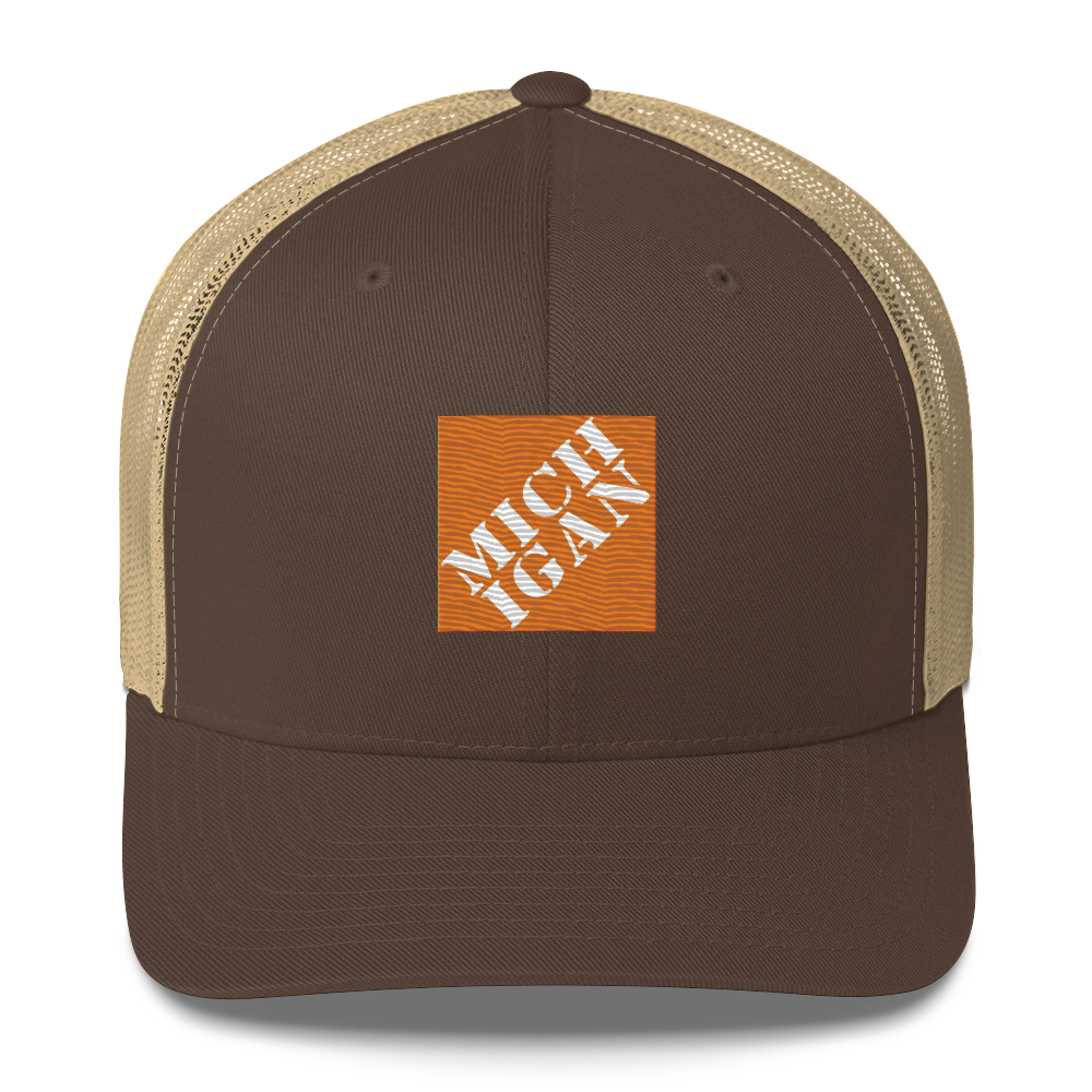 'Michigan' Trucker Hat | Construction Retail Parody