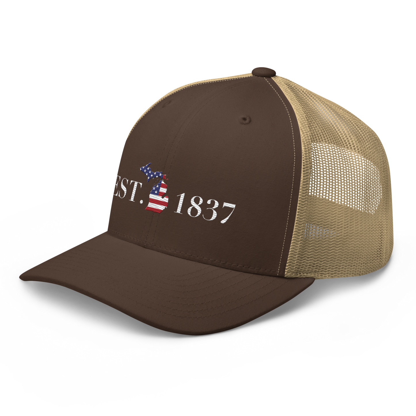 Michigan 'EST. 1837' Trucker Hat (Patriot Edition)