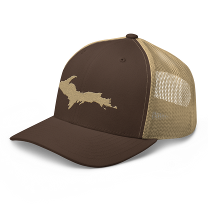 Upper Peninsula Trucker Hat | Khaki