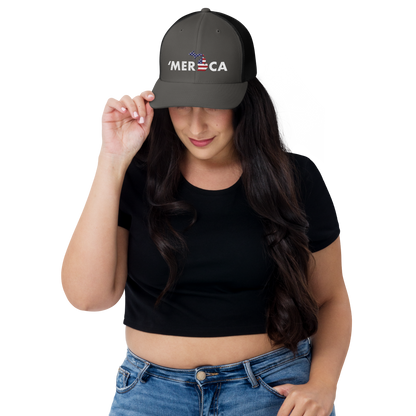 Michigan 'Merica' Trucker Hat (Patriot Edition)