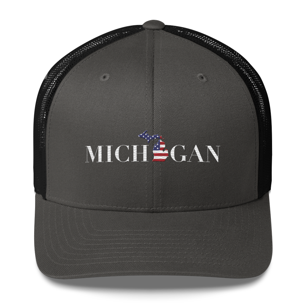 'Michigan' Trucker Hat (Didone Patriot Edition)