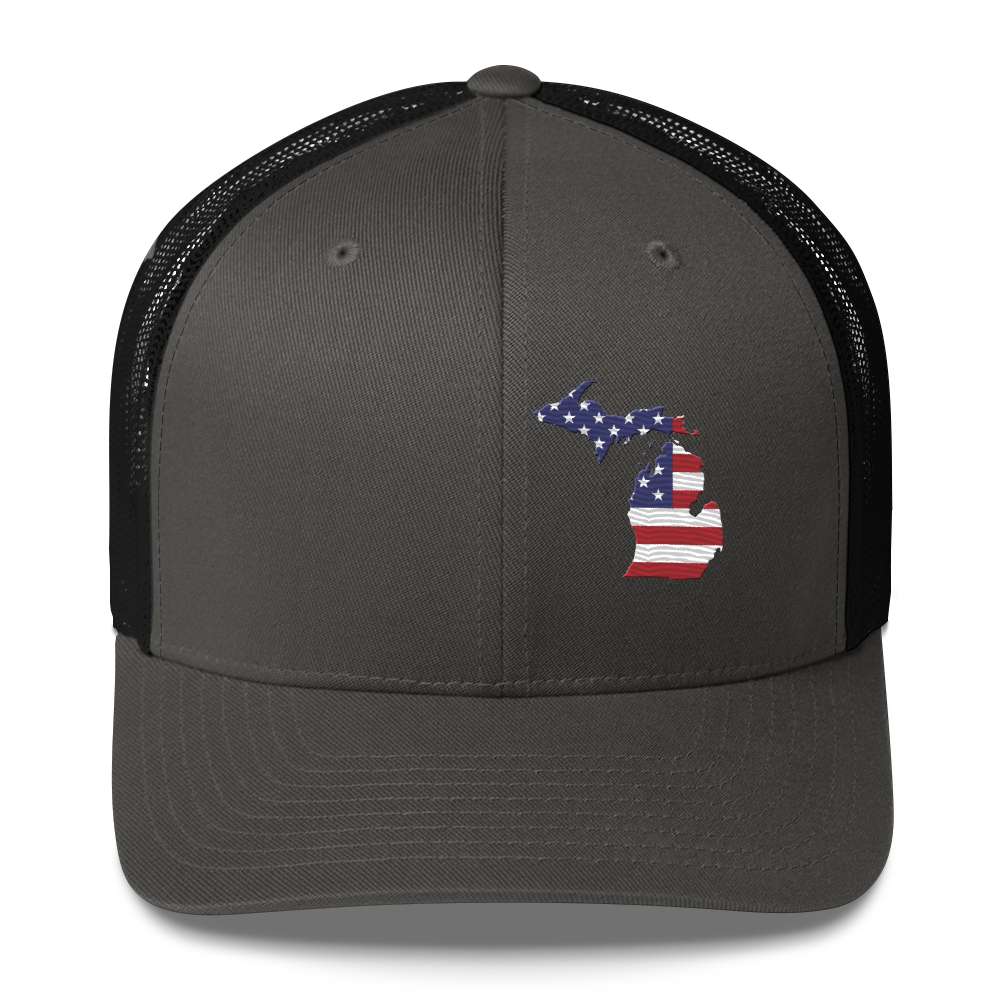 Michigan Trucker Hat (Patriot Edition)