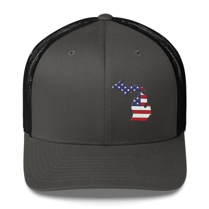 Michigan Trucker Hat (Patriot Edition)