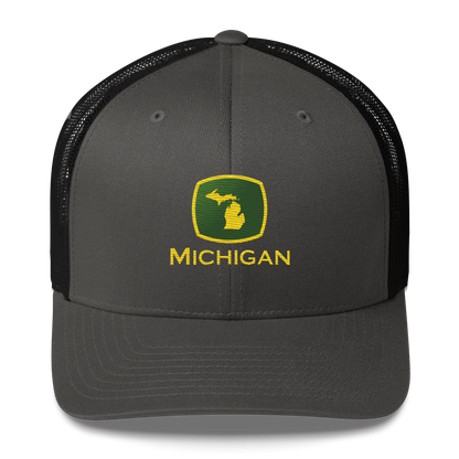 'Michigan' Trucker Hat (Tractor Parody)