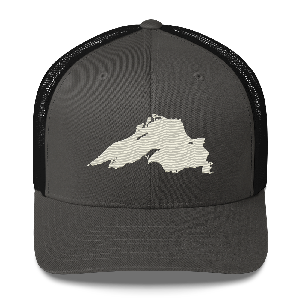 Lake Superior Trucker Hat | Ivory White