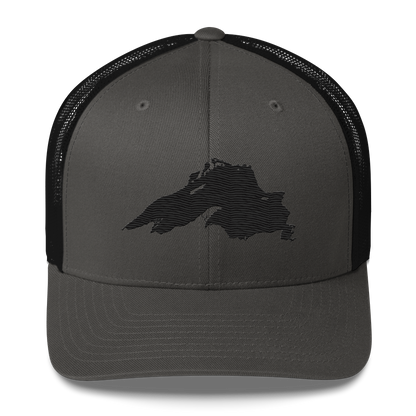 Lake Superior Trucker Hat | Black