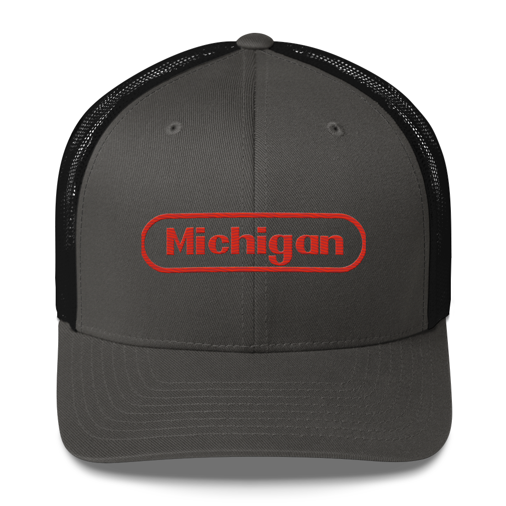 'Michigan' Trucker Hat | Video Game Parody