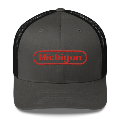 'Michigan' Trucker Hat | Video Game Parody