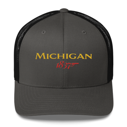 'Michigan 1837' Trucker Hat | British Spy Parody