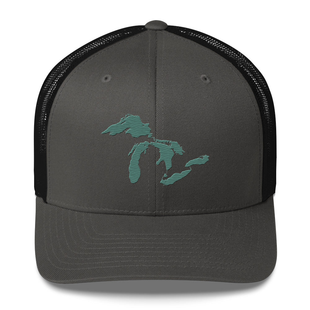 Great Lakes Trucker Hat | Copper Green