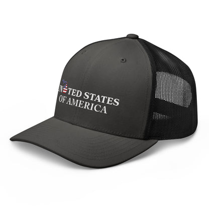 'United States of America' Trucker Hat (Michigan Patriot Edition)