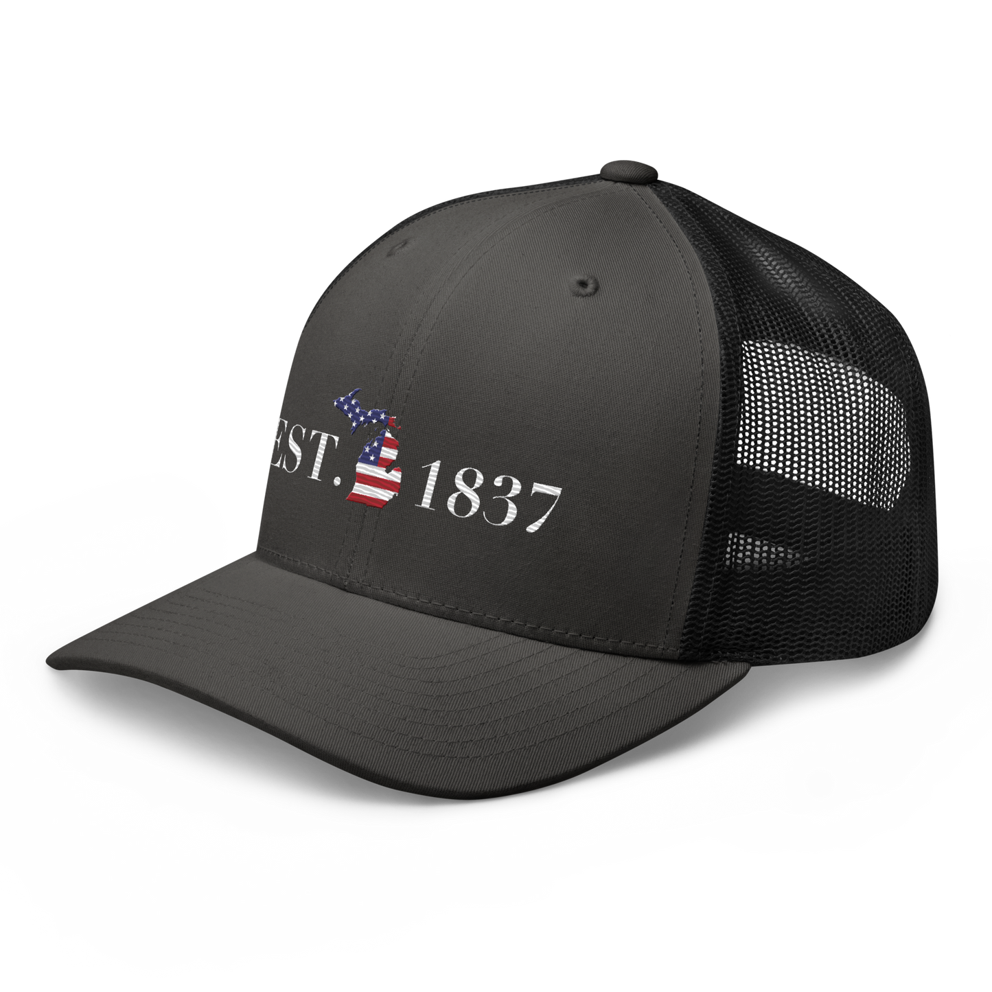 Michigan 'EST. 1837' Trucker Hat (Patriot Edition)